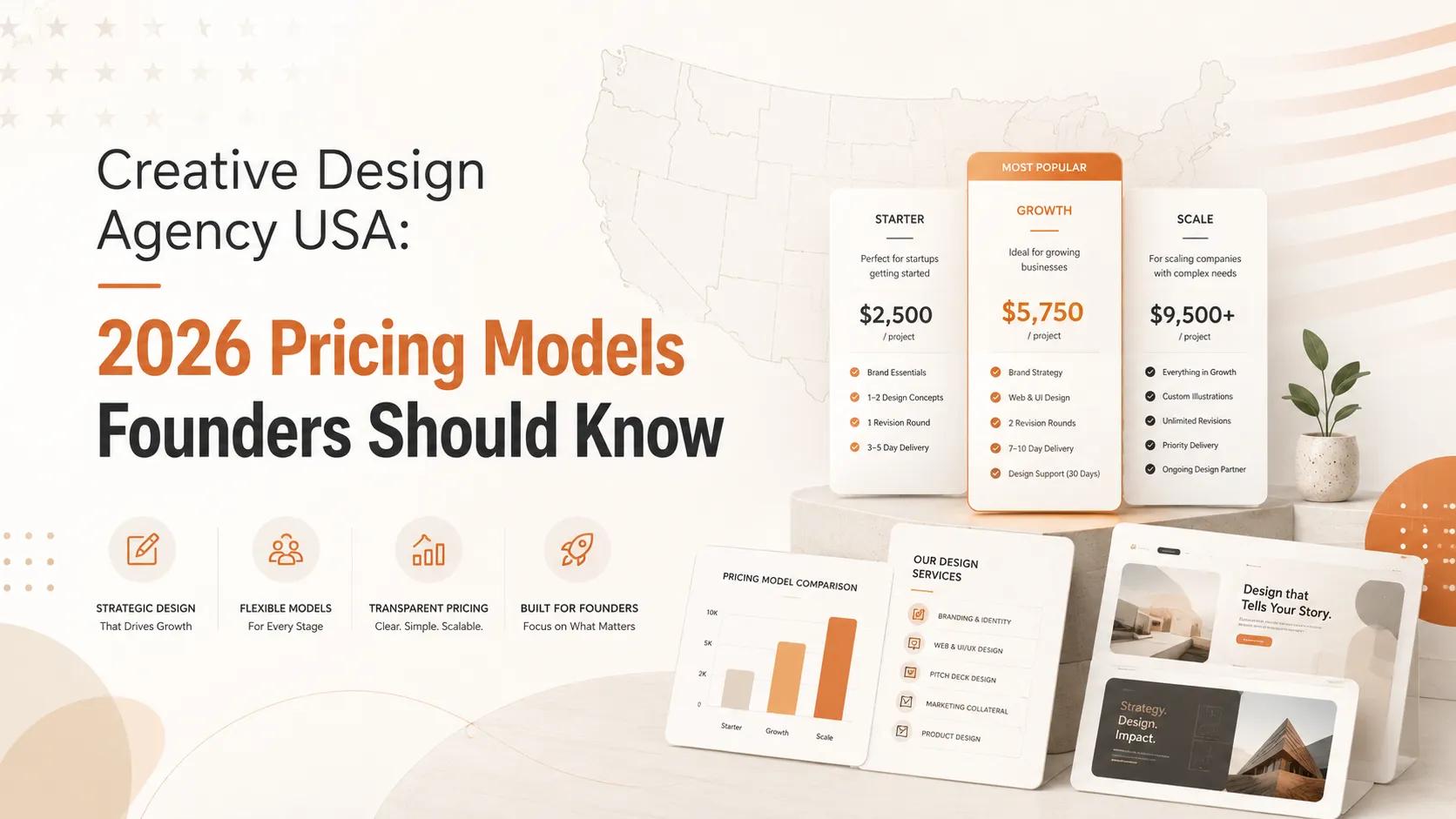 Creative Design Agency USA: 2026 Pricing Models Founders Should Know